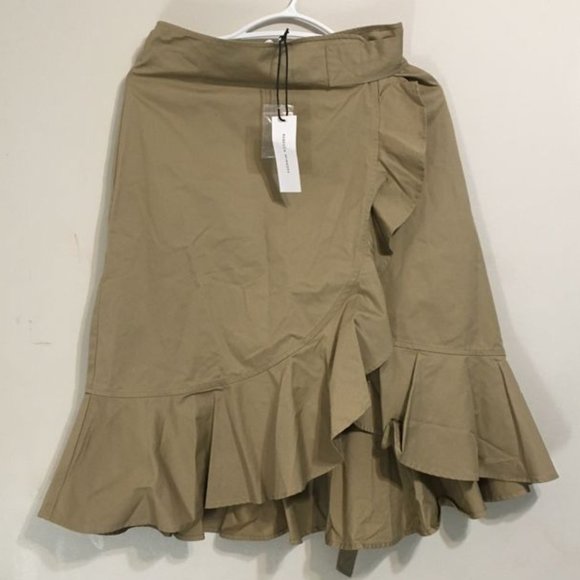 Zoe Side Tie Cotton Skirt XS - Picture 1 of 4